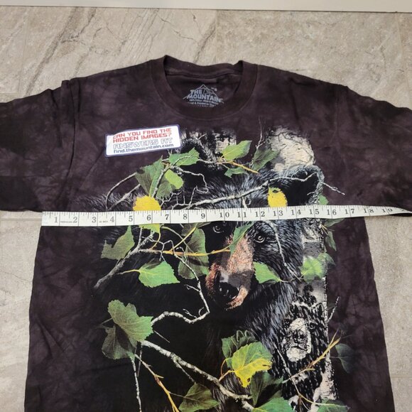 The Mountain Bears Rocky Outcrop Grizzly Black Bear Forest Cotton T-Shirt small - Picture 5 of 6